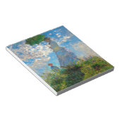 Monet Vrouw Parasol Impressionisme Notitieblok (Schuin)