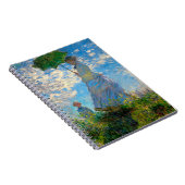 Monet Vrouw Parasol Impressionisme Notitieboek (Rechterzijde)