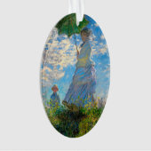 Monet Vrouw Parasol Impressionisme Ornament (voorkant)