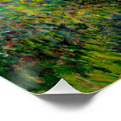 Monet Vrouw Parasol Impressionisme Poster (Hoek)