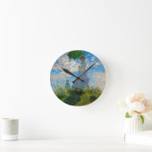 Monet Vrouw Parasol Impressionisme Ronde Klok (Huis)