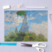 Monet Vrouw Parasol Impressionisme Tissuepapier (Craft)