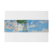 Monet Vrouw Parasol Impressionisme Uitnodigingen Wikkel (Achterkant Voorbeeld)