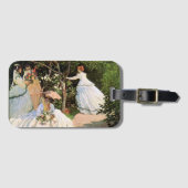 Monet - Vrouwen in de tuin Bagagelabel (Voorkant (horizontaal))