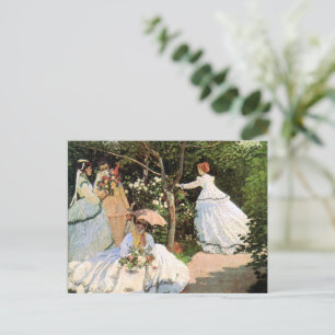 Monet - Vrouwen in de tuin Briefkaart