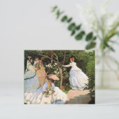 Monet - Vrouwen in de tuin Briefkaart (Staand voorkant)