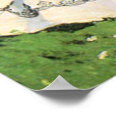 Monet - Vrouwen in de tuin Poster (Hoek)