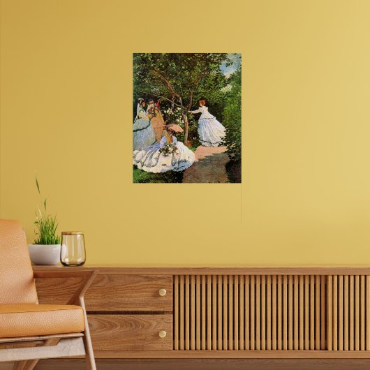 Monet - Vrouwen in de tuin Poster (Woonkamer 2)