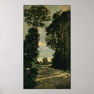 Monet - Walk (weg van het Boerderij Saint-Simeon) Poster