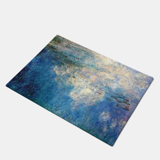 Monet Water Lelies De Wolken Fine Art Deurmat (Schuin)