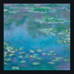 Monet Water Lelies Impressionistisch schilderij Poster<br><div class="desc">Nu kunt u Claude Monet's beroemde 1915 Water Lily schilderij in uw eigen huis! Geniet van de dromerige schoonheid van dit klassieke impressionistische schilderij dat zal bijdragen aan de genade en esthetiek van elke omgeving. Claude Monet was een meester in het vastleggen van de subtiliteiten van het licht en had...</div>