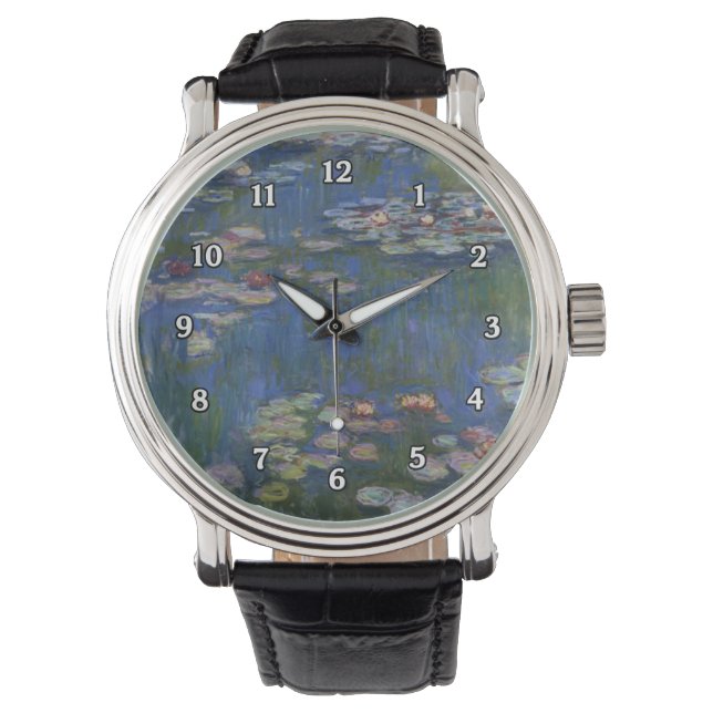 Monet Water Lelies Polshorloge Horloge (Voorkant)