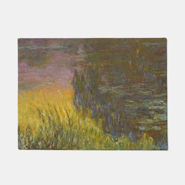 Monet Water Lelies Zon Fine Art Deurmat (Voorkant)