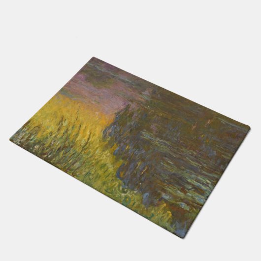 Monet Water Lelies Zon Fine Art Deurmat (Schuin)