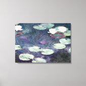 Monet - Water Lilies 1897-1899, fijne kunst Canvas Afdruk (Voorkant)