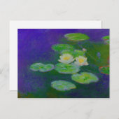 Monet Water Lilies 1897 Briefkaart (Voorkant / Achterkant)