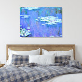 Monet - Water Lilies, 1905 Canvas Afdruk (Insitu (Slaapkamer))