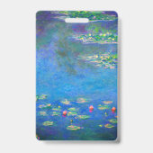 Monet Water Lilies 1906 Badge (Achterkant)