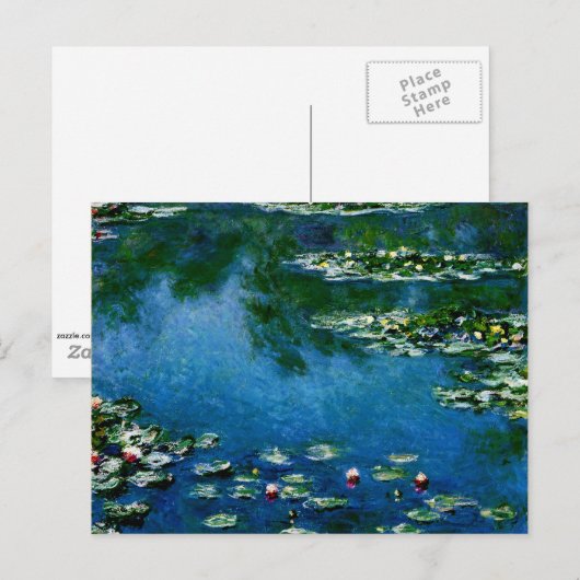 Monet - Water Lilies, 1906 Briefkaart (Voorkant / Achterkant)