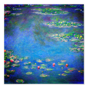 Monet Water Lilies 1906 Foto Afdruk