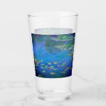 Monet Water Lilies 1906 Glas<br><div class="desc">Glass Tumbler met Claude Monet's oil schilderij Water Lilies (1906). Een serene nog leven van de interactie tussen licht en reflectie op mooie waterlib in een vijver. Een groot geschenk voor fans van het impressionisme en de Franse kunst.</div>