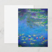 Monet Water Lilies 1906 Kaart (Voorkant / Achterkant)