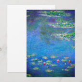 Monet Water Lilies 1906 Kaart (Voorkant / Achterkant)