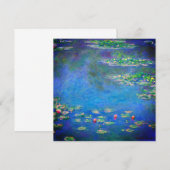Monet Water Lilies 1906 Kaart (Voorkant / Achterkant)
