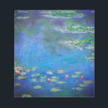 Monet Water Lilies 1906 Notitieblok<br><div class="desc">Notitieblok met het olieverschilderij van Claude Monet Water Lilies (1906). Een serene nog leven van de interactie tussen licht en reflectie op mooie waterlib in een vijver. Een groot geschenk voor fans van het impressionisme en de Franse kunst.</div>