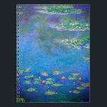 Monet Water Lilies 1906 Notitieboek<br><div class="desc">Notitieboek met het olieverschilderij van Claude Monet Water Lilies (1906). Een serene nog leven van de interactie tussen licht en reflectie op mooie waterlib in een vijver. Een groot geschenk voor fans van het impressionisme en de Franse kunst.</div>