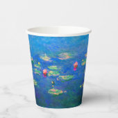 Monet Water Lilies 1906 Papieren Bekers (Links)