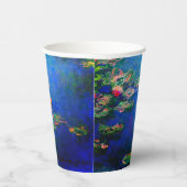 Monet Water Lilies 1906 Papieren Bekers (Rechts)