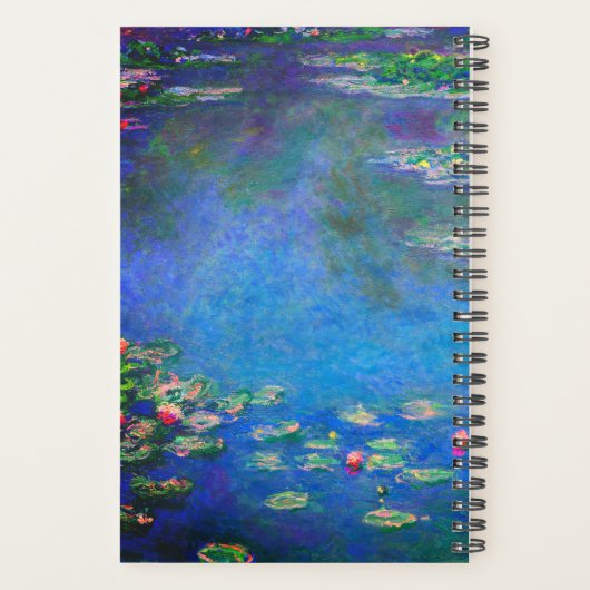 Monet Water Lilies 1906 Planner (Achterkant)