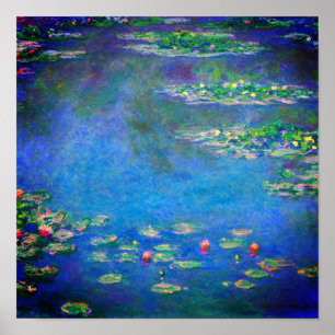 Monet Water Lilies 1906 Poster