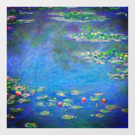 Monet Water Lilies 1906 Raamsticker (Vel)