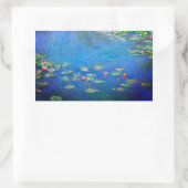 Monet Water Lilies 1906 Rechthoekige Sticker (Tas)