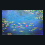 Monet Water Lilies 1906 Rechthoekige Sticker<br><div class="desc">Stickers met het oliesschilderij van Claude Monet Water Lilies (1906). Een serene nog leven van de interactie tussen licht en reflectie op mooie waterlib in een vijver. Een groot geschenk voor fans van het impressionisme en de Franse kunst.</div>