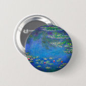 Monet Water Lilies 1906 Ronde Button 5,7 Cm (Voorkant /achterkant)