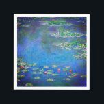 Monet Water Lilies 1906 Servet<br><div class="desc">Luiers met het olieverf van Claude Monet Water Lilies (1906). Een serene nog leven van de interactie tussen licht en reflectie op mooie waterlib in een vijver. Een groot geschenk voor fans van het impressionisme en de Franse kunst.</div>