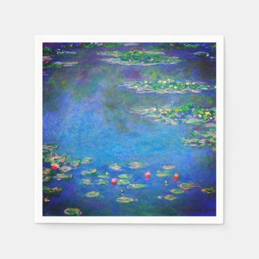 Monet Water Lilies 1906 Servet (Voorkant)