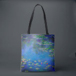Monet Water Lilies 1906 Tote Bag<br><div class="desc">Canvas tas met het olieverschilderij van Claude Monet Water Lilies (1906). Een serene nog leven van de interactie tussen licht en reflectie op mooie waterlib in een vijver. Een groot geschenk voor fans van het impressionisme en de Franse kunst.</div>