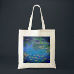 Monet Water Lilies 1906 Tote Bag<br><div class="desc">Canvas tas met het olieverschilderij van Claude Monet Water Lilies (1906). Een serene nog leven van de interactie tussen licht en reflectie op mooie waterlib in een vijver. Een groot geschenk voor fans van het impressionisme en de Franse kunst.</div>