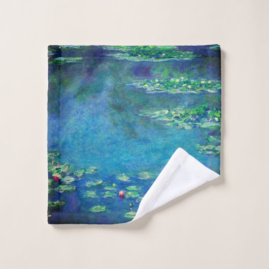 Monet Water Lilies 1906 Washandje (Wasdoekje)