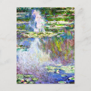 Monet - Water Lilies, 1907  kunst Briefkaart