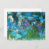 Monet - Water Lilies, 1916-1919, Briefkaart (Voorkant / Achterkant)