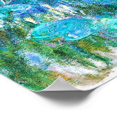 Monet - Water Lilies, 1916-1919, Poster (Hoek)