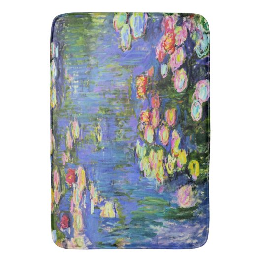 Monet - Water Lilies, 1916, Badmat (Voorkant Verticaal)