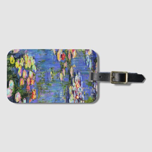 Monet - Water Lilies, 1916, Bagagelabel (Voorkant (horizontaal))