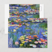 Monet - Water Lilies, 1916, Briefkaart (Voorkant / Achterkant)