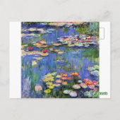 Monet - Water Lilies, 1916, Briefkaart (Achterkant)